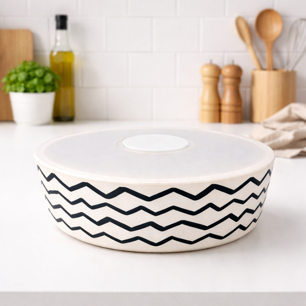 Premium Ceramic Bowl with Lid