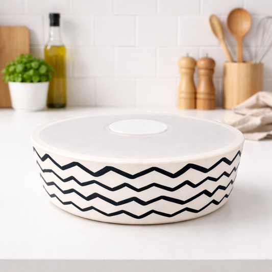 Premium Ceramic Bowl with Lid