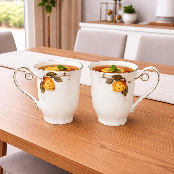Angela Ceramic Mug Set – 2 Pieces