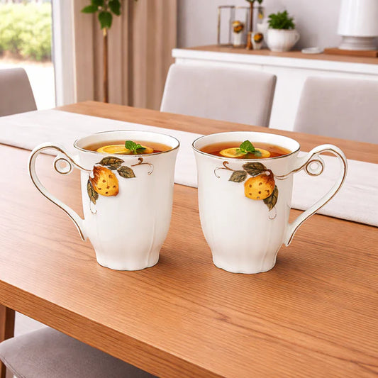 Angela Ceramic Mug Set – 2 Pieces
