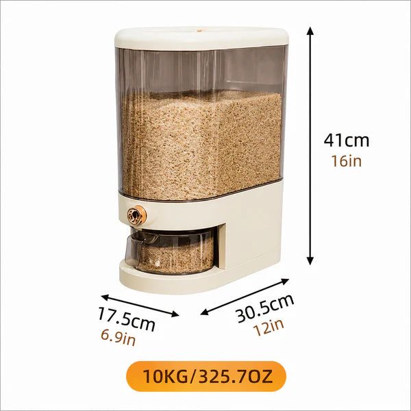 10KG Premium Rotating Grain Storage Dispenser