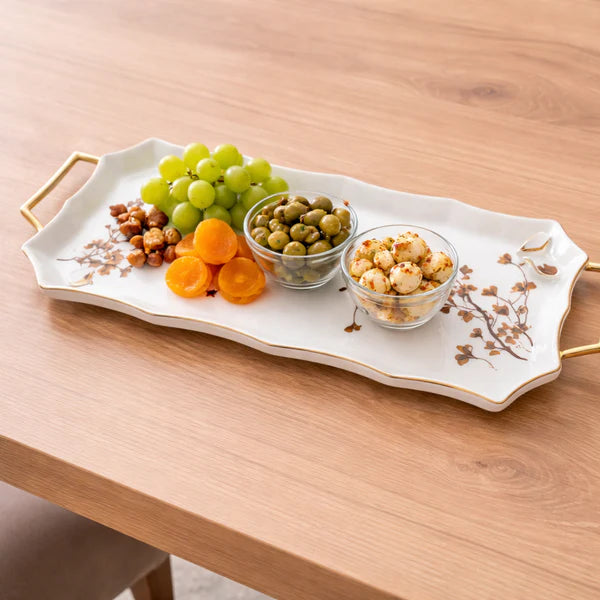 Angela 15.5" Ceramic Serving Tray