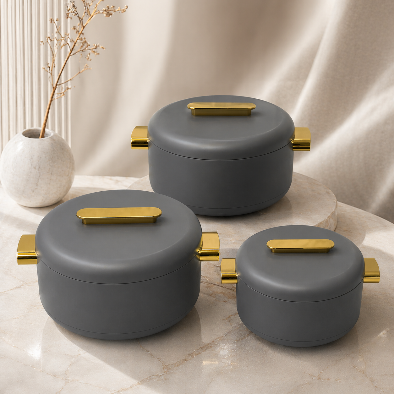 Luxury Casserole Set – 3 Piece Premium Hotpot