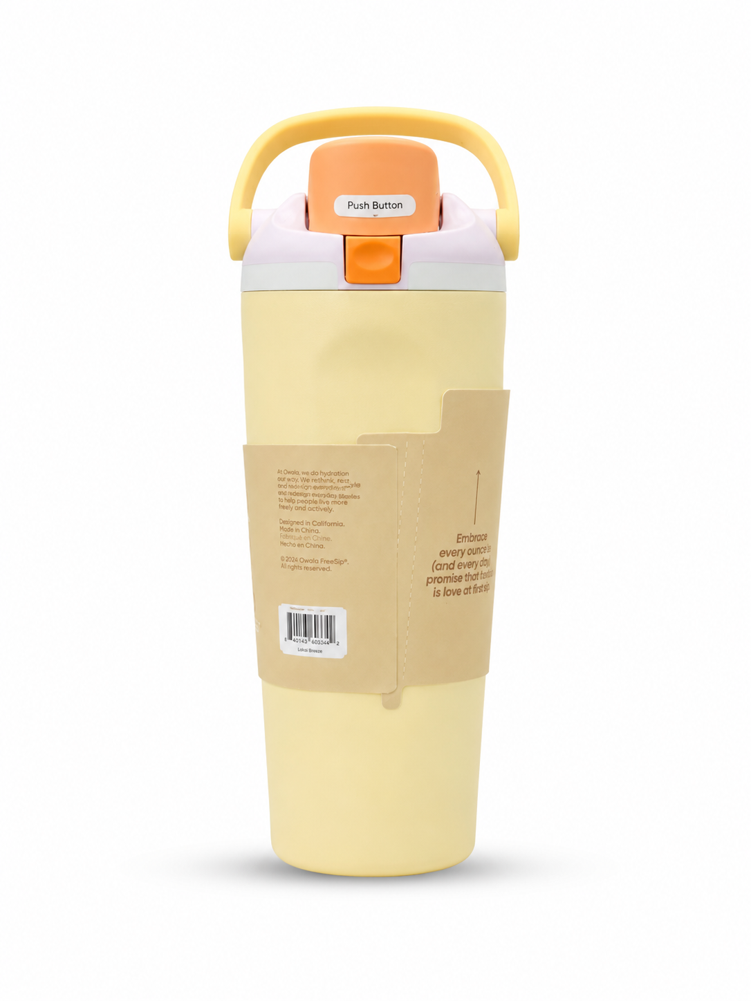 Owala FreeSip® 30oz Sway Tumbler Pastel Yellow