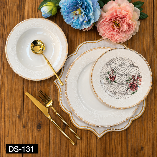 Rose Royale 18 Piece Dinner Set