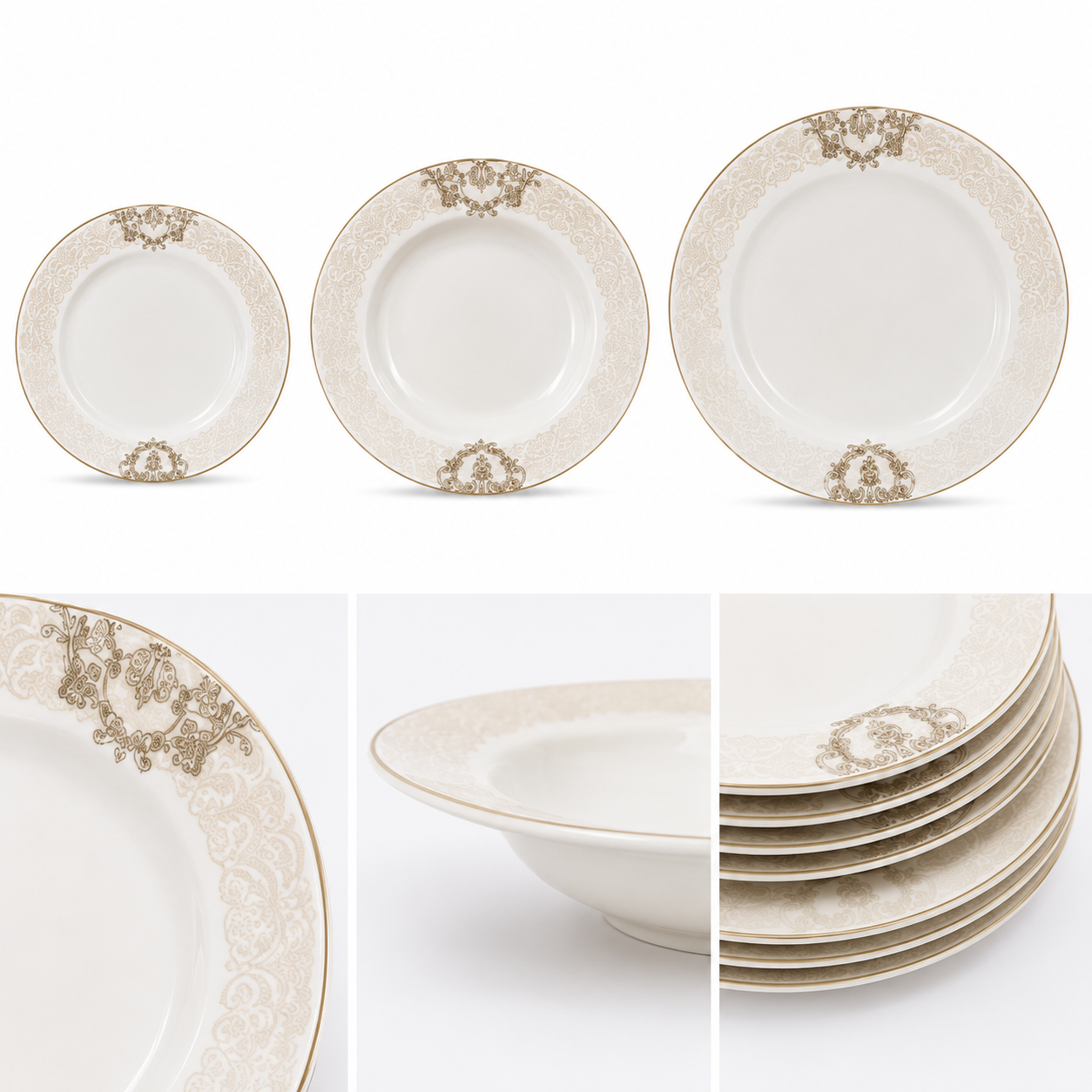 Premium Superbone 18pcs Dinnerware Set
