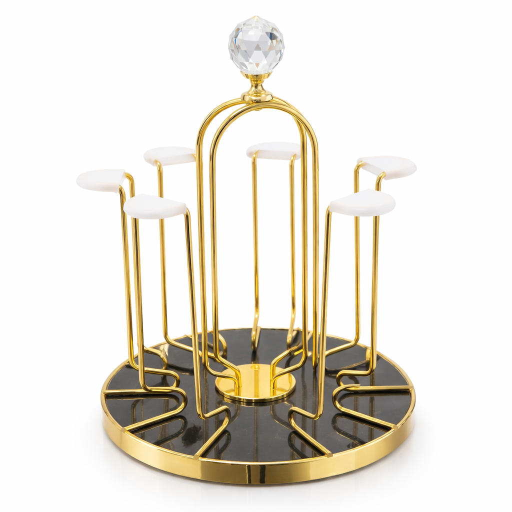 Premium Gold Glass Stand