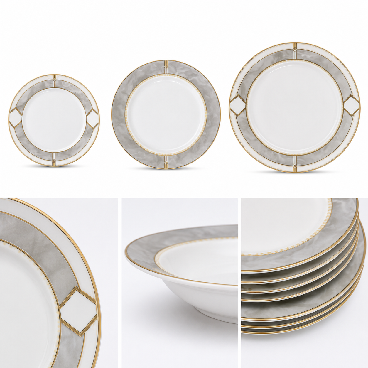 Premium Superbone 18pcs Dinnerware Set