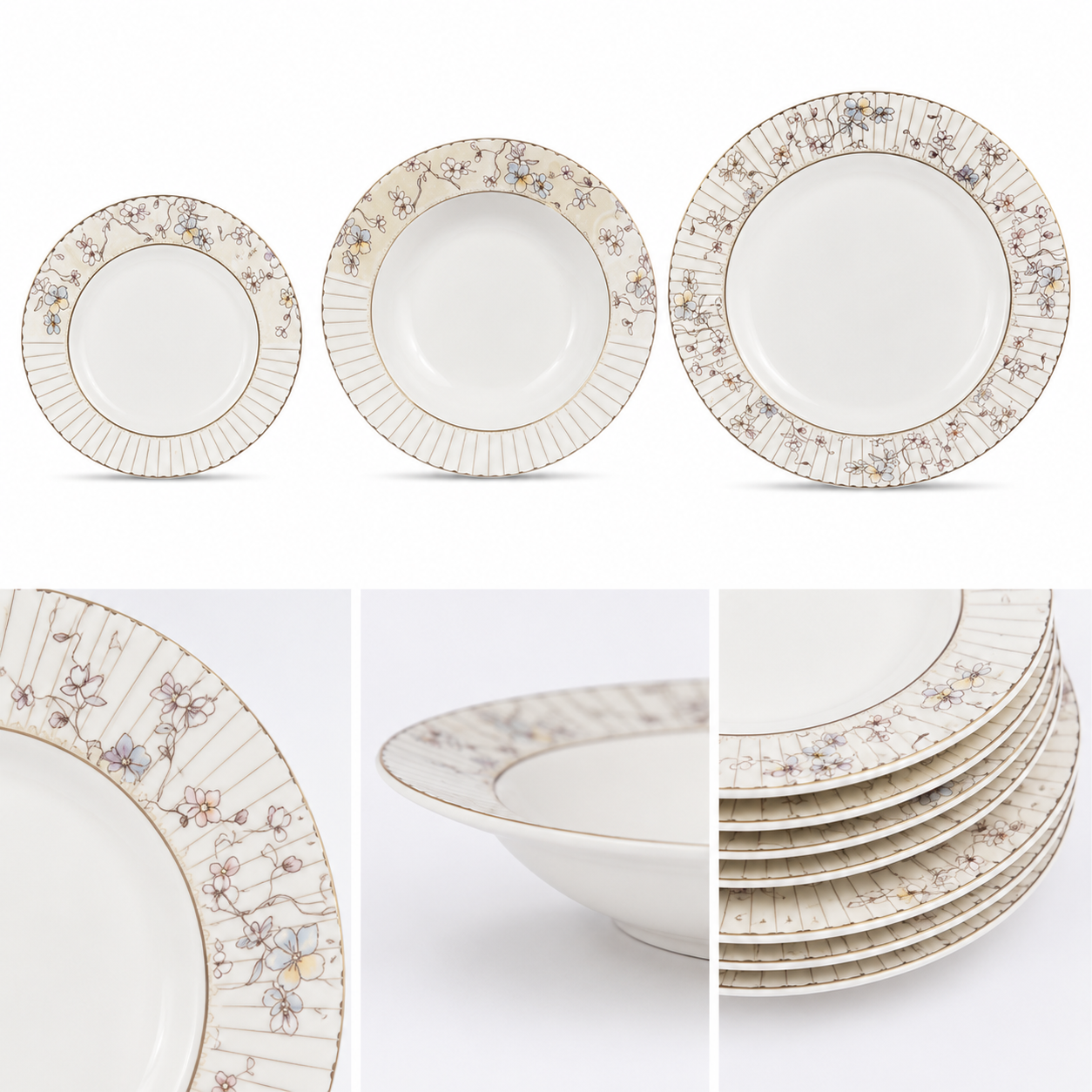 Premium Superbone 18pcs Dinnerware Set