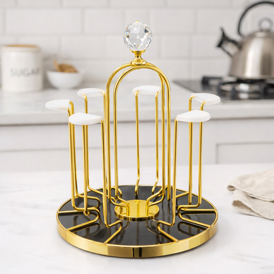 Premium Gold Glass Stand