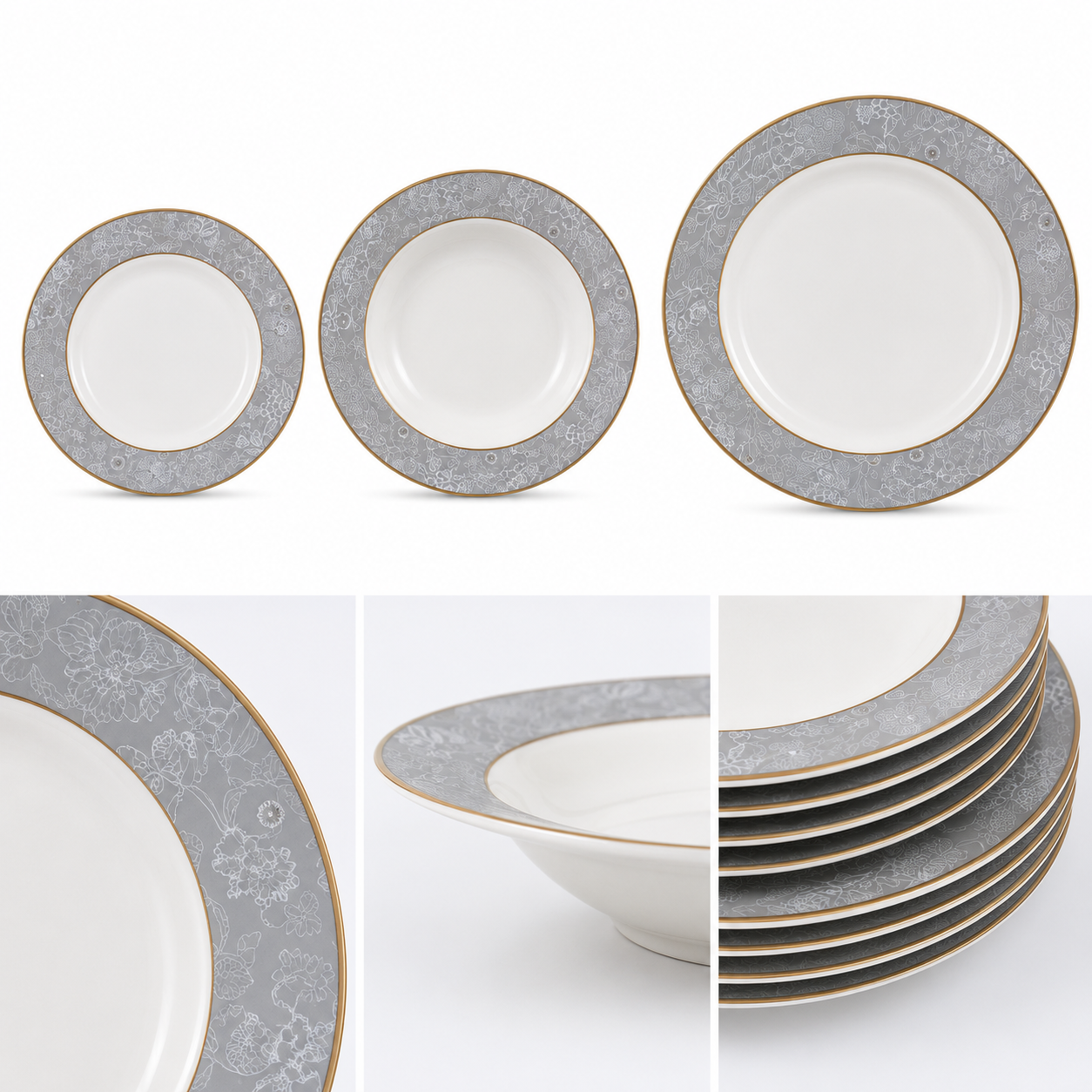 Premium Superbone 18pcs Dinnerware Set