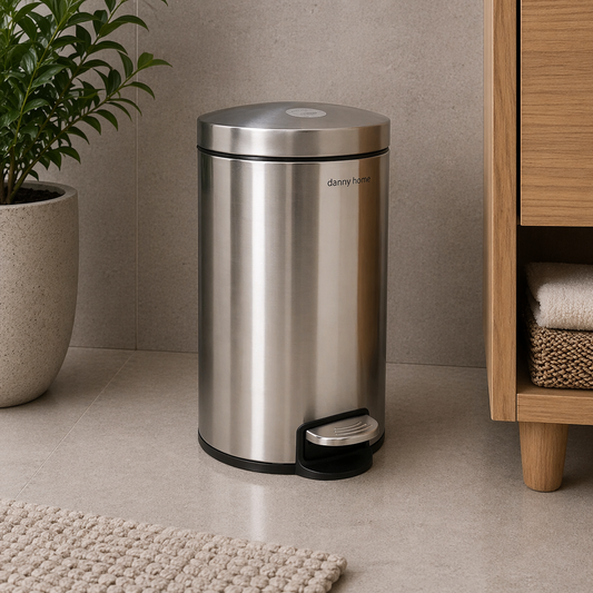 Danny Home Stainless Steel Garbage Can 12L