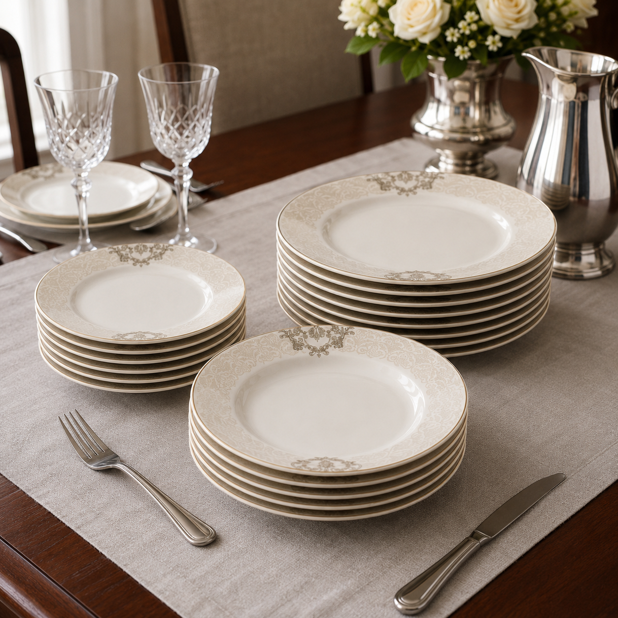Premium Superbone 18pcs Dinnerware Set