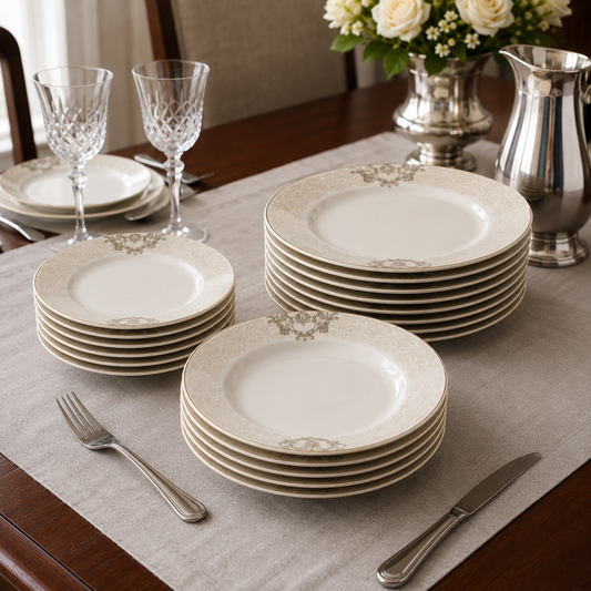 Premium Superbone 18pcs Dinnerware Set