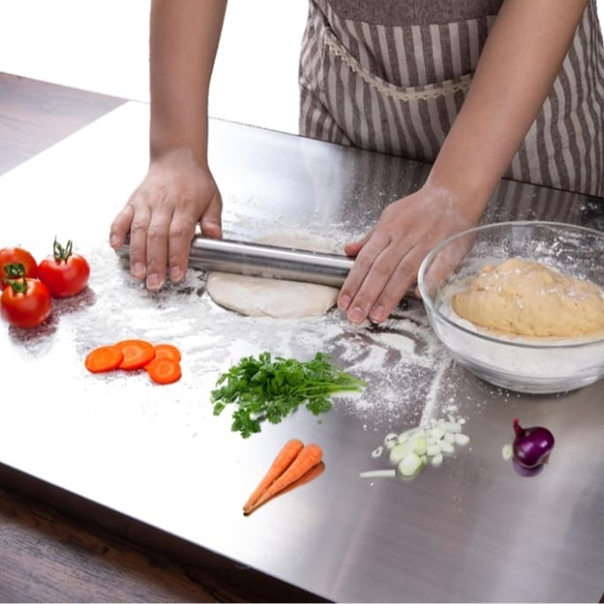 Stainless Steel Cutting Board Multipurpose Kitchen Board